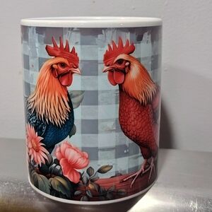 Rooster Themed Ceramic Mug